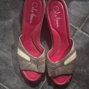 Cole Haan Women's Sandals in Red and Brown